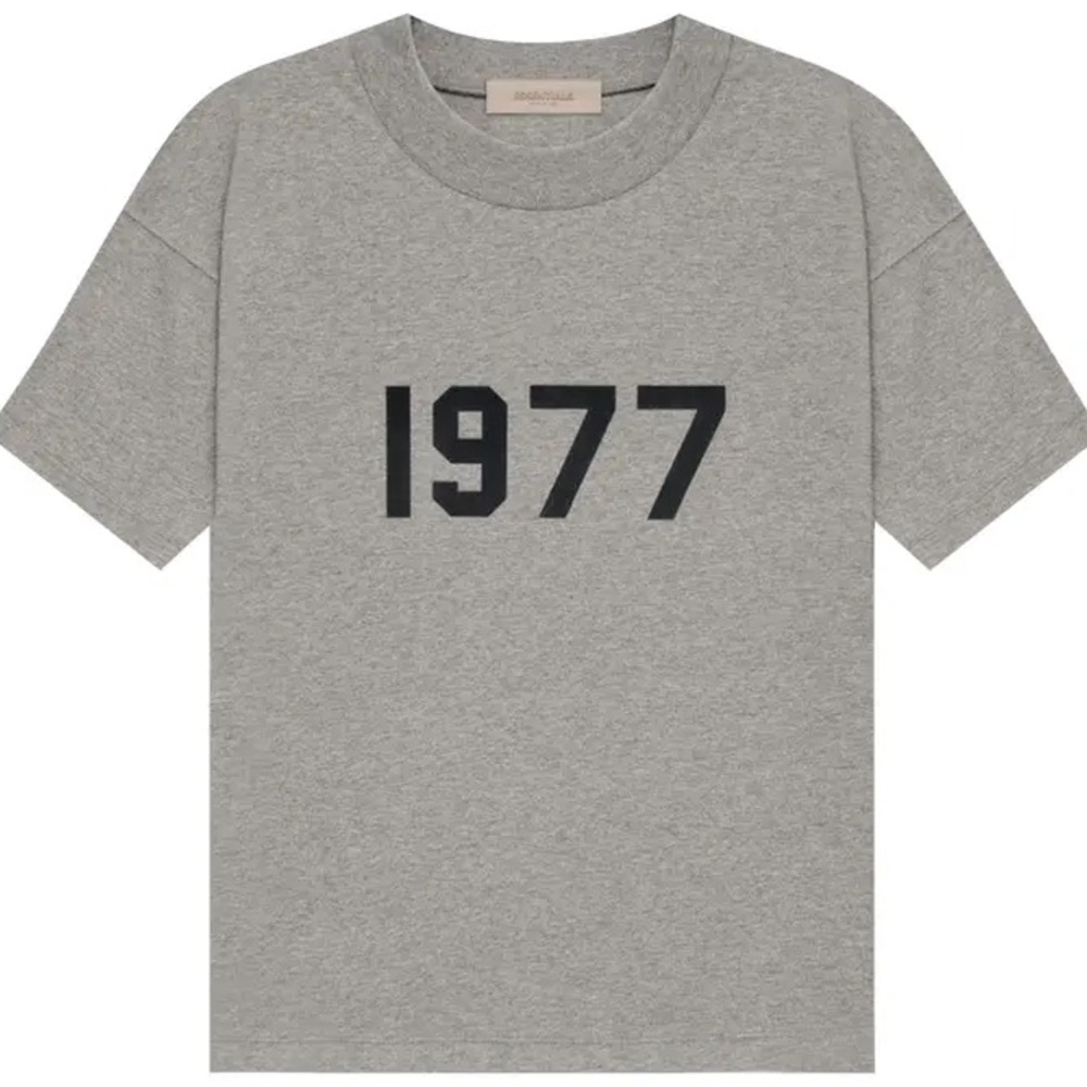 FEAR OF GOD ESSENTIALS SS22 Season “1977” Dark Oatmeal T Shirt Size L